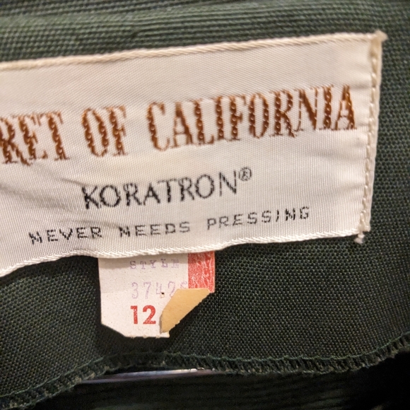 Women's two piece skirt suit - military surplus army green - Picture 8 of 14